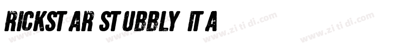 Rickstar Stubbly Ita字体转换